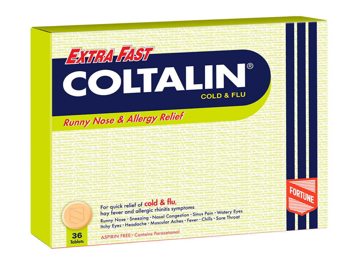 Extra Fast Coltalin Cold & Flu Tablet